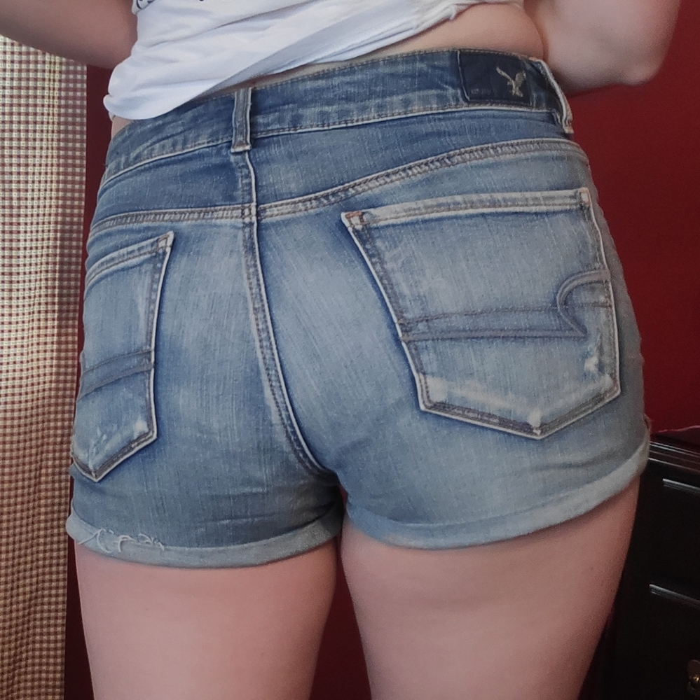 American Eagle Super Stretch High Rise Shorts